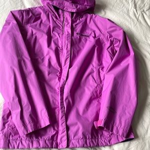 Purple Columbia light rain jacket- Columbia